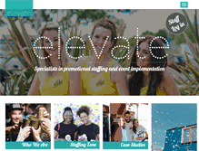 Tablet Screenshot of elevate-staffing.com
